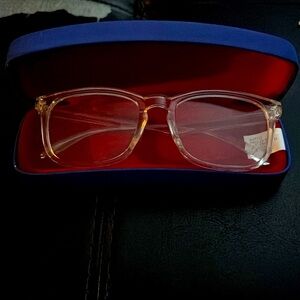 Clear blue light glasses